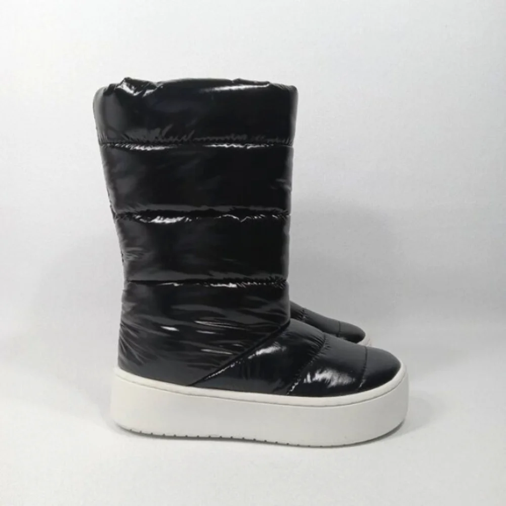 JEFFREY CAMPBELL Black Puffer Insulated Winter Boots Women's Size 6